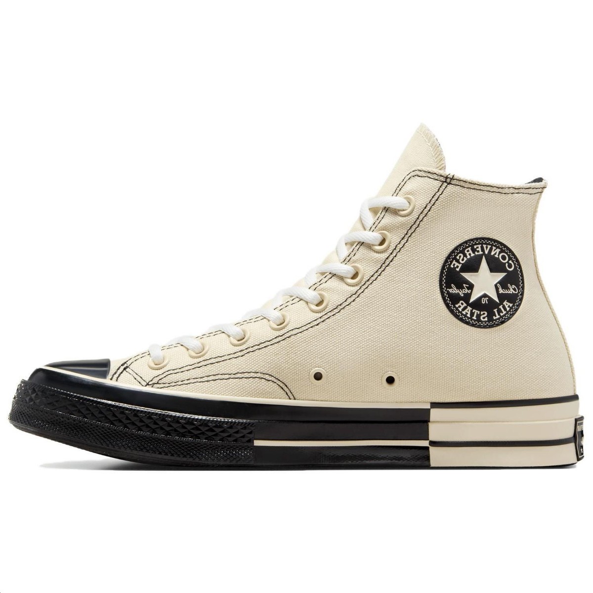 Converse Chuck 70 High Natural Ivory Black - A08188C | eBay