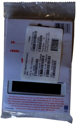 LOT Of 90 WHATABURGER GIFT CARDS w/ NO Value ZERO Balance ($0) Burger Fast Food - Picture 4 of 4