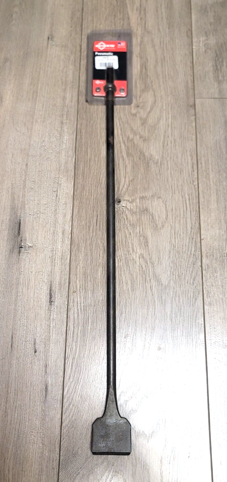 Mayhew 2" Wide x 24" Long Pneumatic Air Hammer Scraper Bit .401" Shank