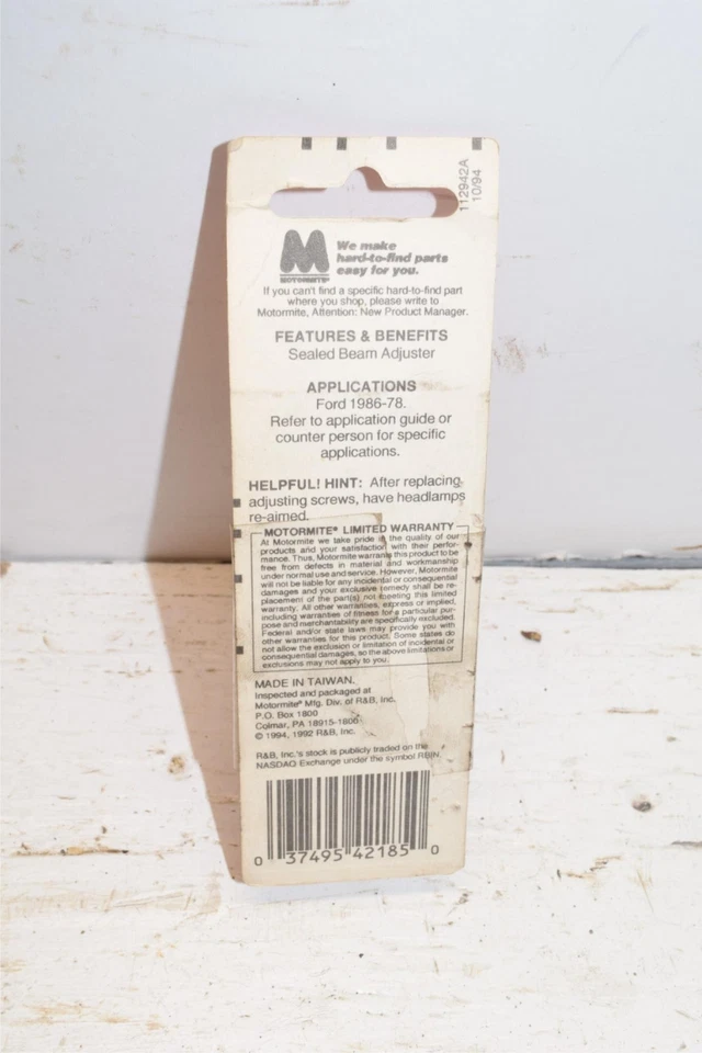 Dorman 42185 Headlamp Adjusting Screws GM 1978-86 - C59 - Image 3 of 3