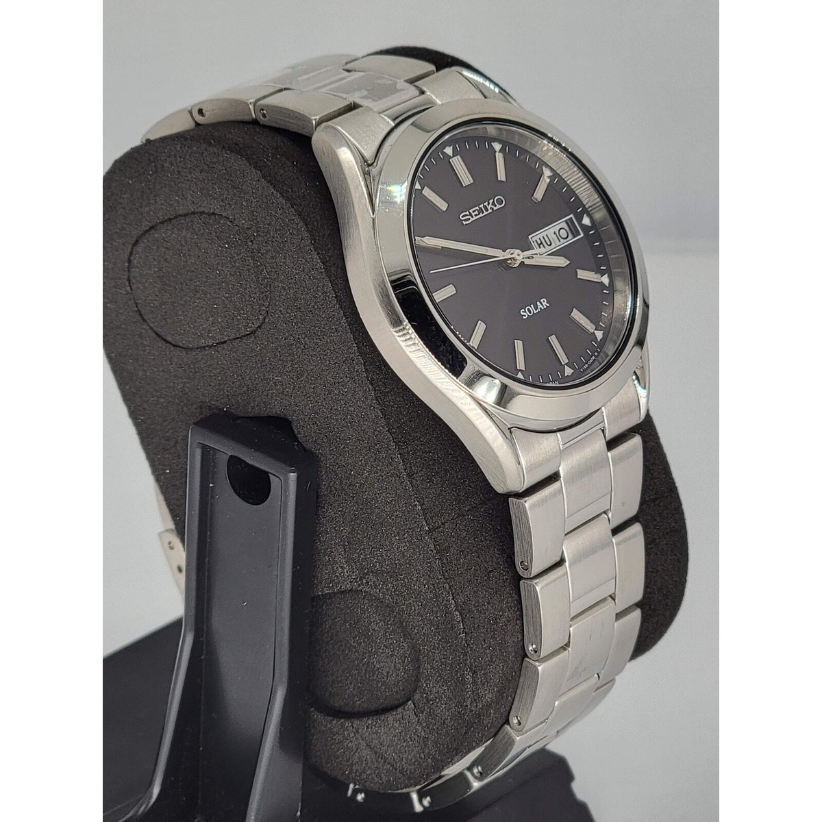 Seiko Men's Stainless Steel Solar Watch | eBay