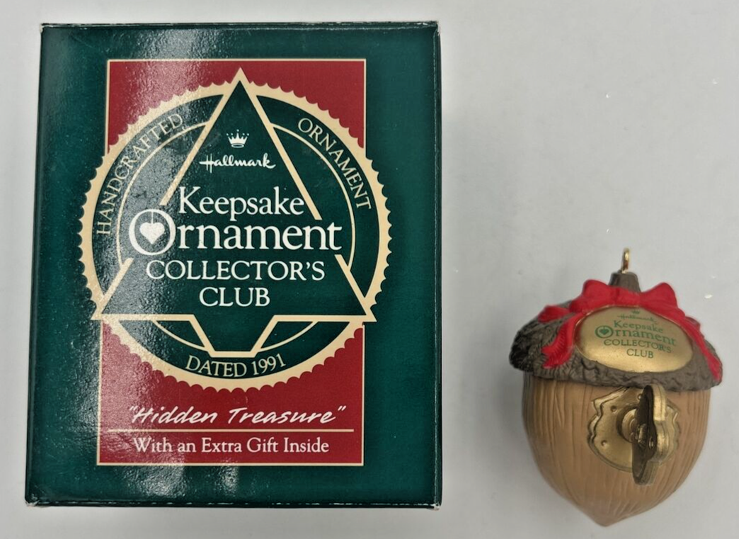 Hallmark Keepsake of Membership Ornament Hidden Treasure 1991 U74 eBay