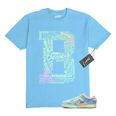 Dunk Verdy Visty Blue Gaze Light Arctic Pink Bicycle Yellow Shirt Match BLESSED