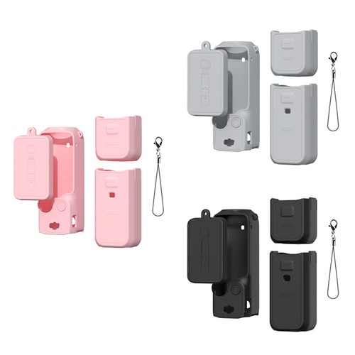 For DJI OSMO Pocket 3 Camera Parts Silicone Cover Screen Case Protector Base Kit - Picture 20 of 39