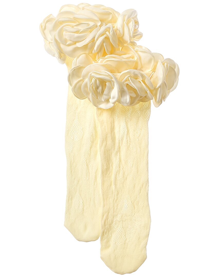 Кружевные носки Rosetta на высоком каблуке в стиле джунглей женские белые носки Os 4390₽