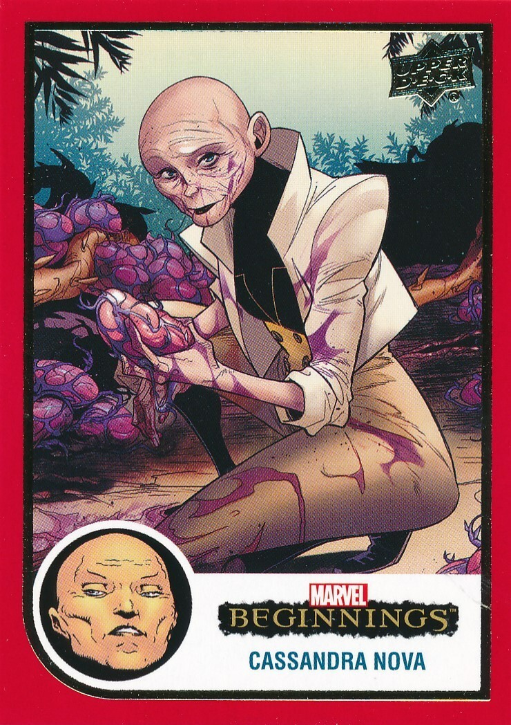 140 CASSANDRA NOVA 2022(2023) Upper Deck Marvel Beginnings RED X
