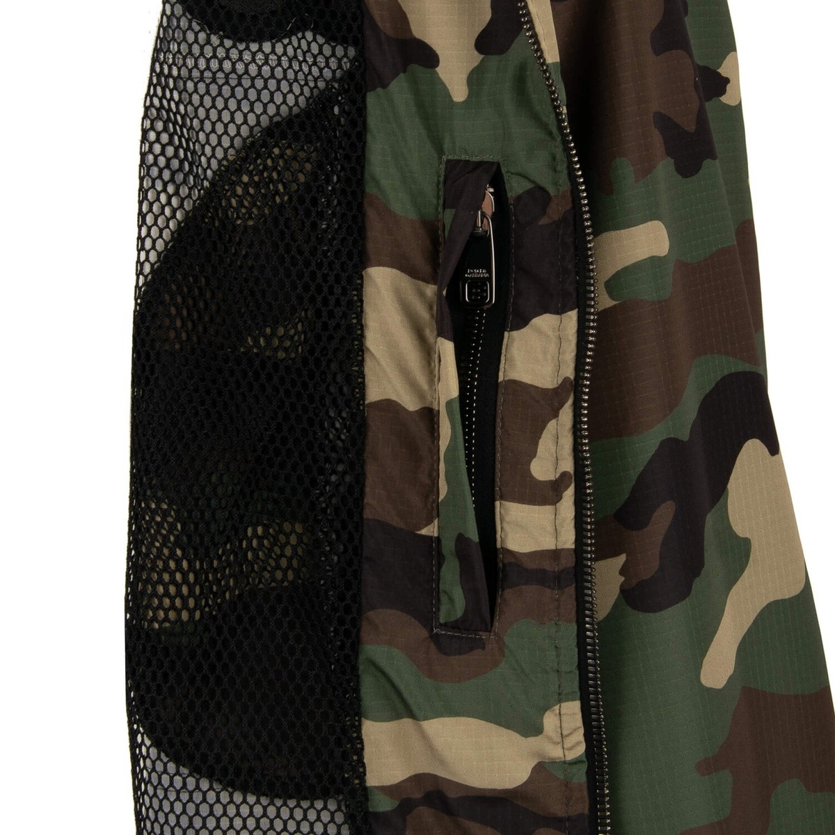 DOLCE & GABBANA Camouflage Military DG Logo Hooded Bomber