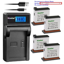 Kastar Battery LCD USB Charger Replacement for DJI OSMO Action Sport Camera