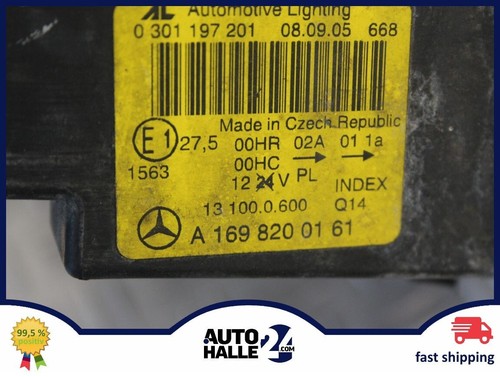 109077 Mercedes-Benz A 160 CDI Scheinwerfer Frontscheinwerfer Links 1698200161 - Picture 5 of 5