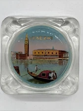 Vintage MCM Venice Italy Venezia Ashtray Gondola Travel Souvenir