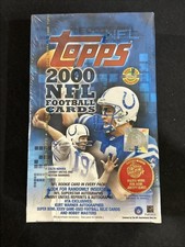 2000 Topps Football Hobby Jumbo Box Factory Sealed 12 Packs Unitas Auto *1