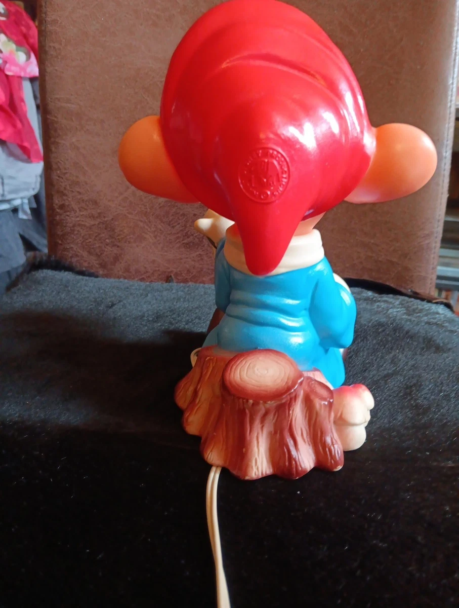 Zwerg Dopey Figur Lampe Walt Disney Production 21 cm Groß von Schneewittchen