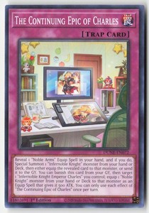 The Continuing Epic of Charles DUNE-EN072 Duelist Nexus 1st Edition Common