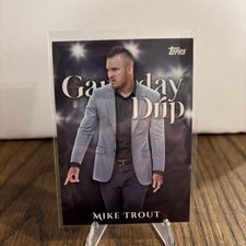 2025 Topps Baseball Series 1 Celebration Mike Trout Game Day Drip GD-4
