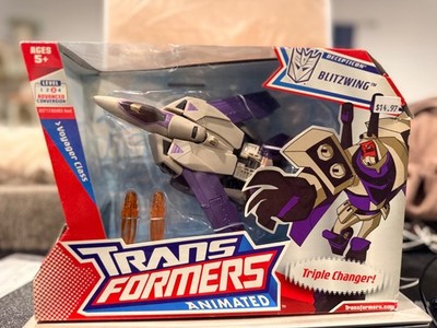 Transformers Animated Blitzwing Triple Changer Voyager Class Action Figure NIB