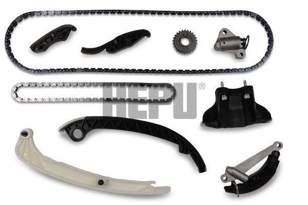 Steuerkettensatz Hepu 21 0554 FÜR Opel Steuerkette KIT Kettensatz Motor-image