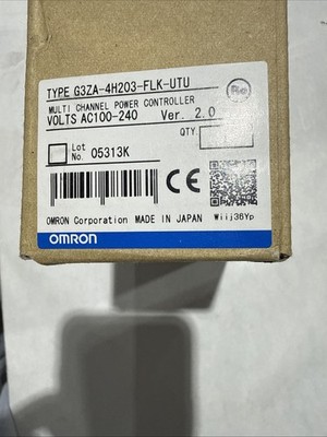 NEW* OMRON G3ZA-4H203-FLK-UTU MULTI CHANNEL POWEL CONTROLLER  VOLTS AC100-240
