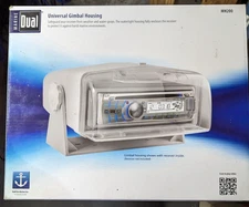Dual Marine Electronics MH200 Universal Gimbal Radio Housing Single DIN Receiver