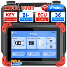 XTOOL D7BT Wireless OBD2 Scanner Bidirectional Full System Diagnostic 36+Service