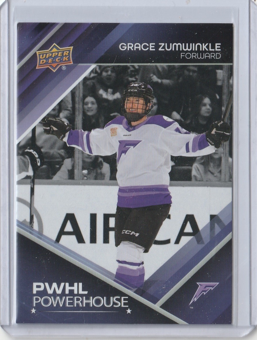 2025-2026 Upper Deck Grace Zumwinkle PWHL Powerhouse NHCD Card