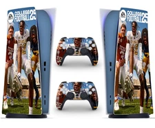 Standard PS5 Digital Console Decals Sticker Controllers Cover COLLEGE FOOT Skin
