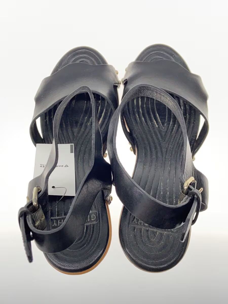 GIVENCHY logo patch studded platform sandals, siz… - image 3