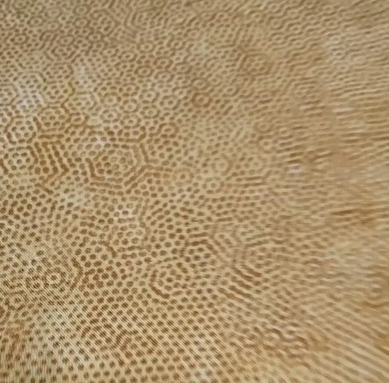 Vintage Cotton Fabric 2 Yards X 44" Yellow And Gold Octagons Sewing Quilting... - Image 2 of 4