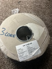 3 Core  0.75 mm electrical  flex White  100 m  cable  0.84 per metre