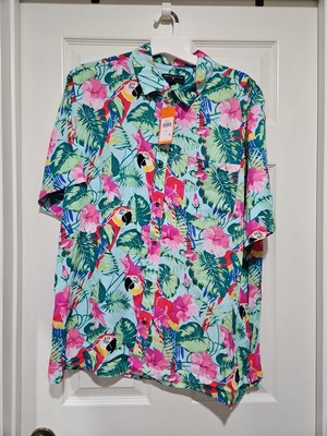 Margaritaville Men's Button Down Shirt, Size XL