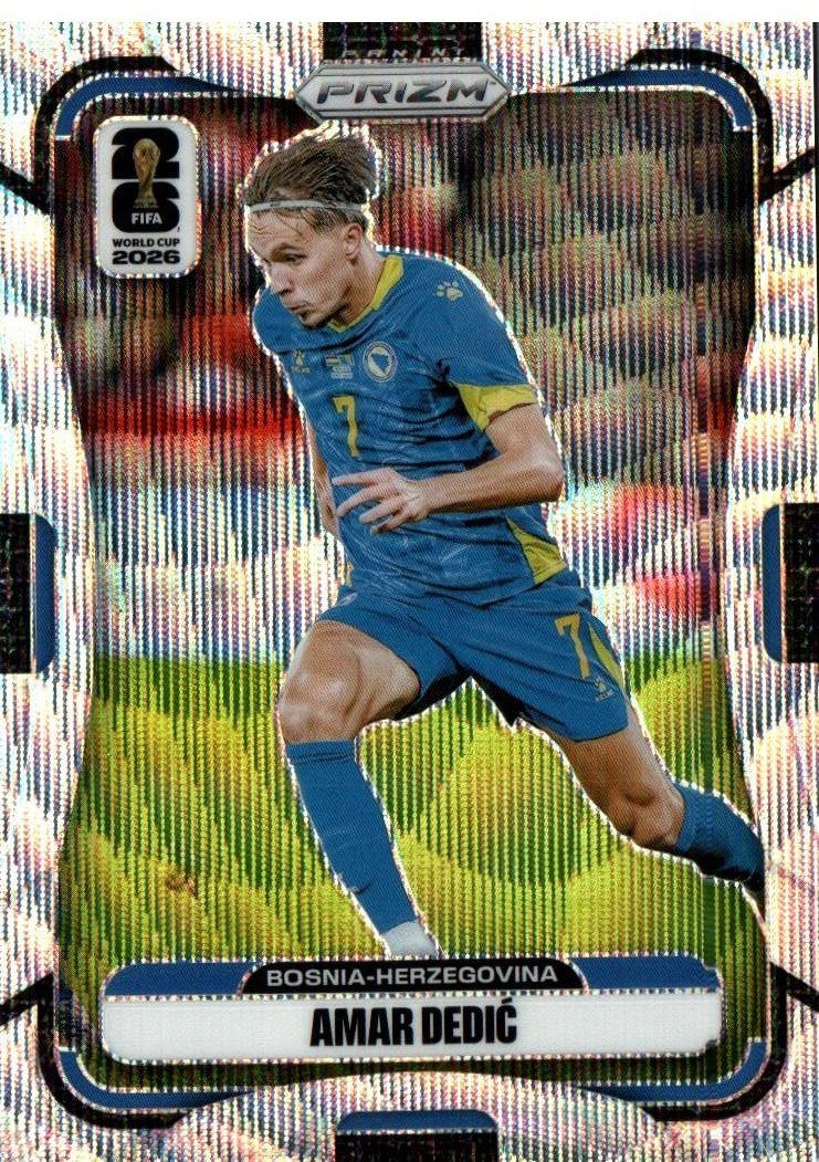 2026 World Cup Prizm Silver Wave Prizm Amar Dedric