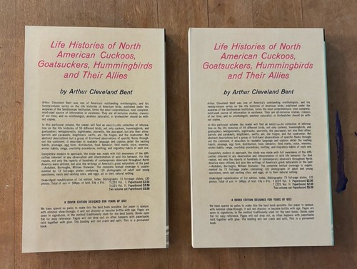 Life Histories of North American Birds Species~19 Vol. Lot~Arthur Cleveland Bent - Picture 18 of 21