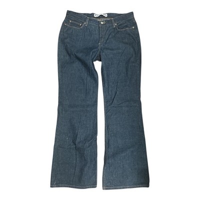 Express Precision Fit  Hipster Flare Jeans Size 11/12 R Blue Denim 100% Cotton