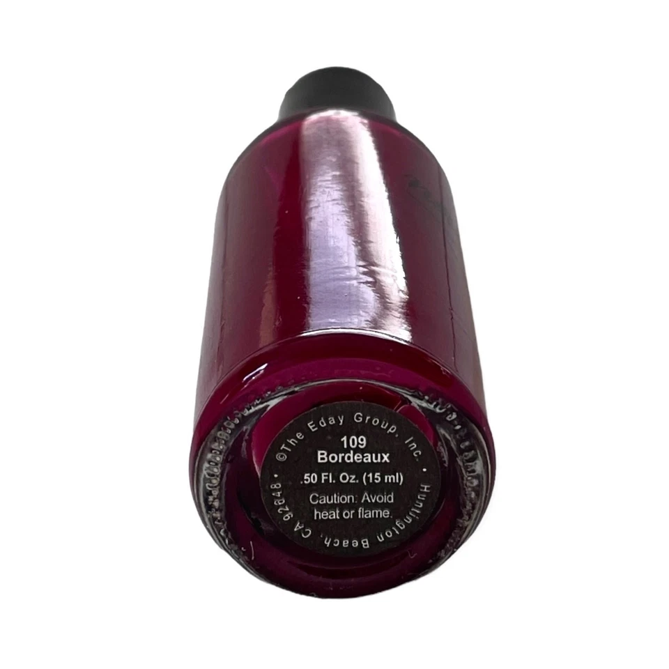 Nailtini Esmalte de Uñas Nutritivo Esmalte de Uñas Color de Uñas BORDEAUX Rojo 0.5oz Nuevo Foto 2 de 2