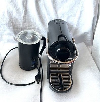 Nespresso Pixie Type C61 Coffee Espresso Machine & Mira Milk Frother