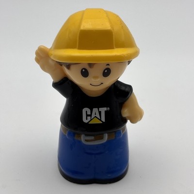 Genuine Mega Blocks CAT Caterpillar Construction Worker Driver Figure Toy Man