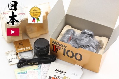 【Top MINT in BOX】 Nikon F100 35mm Film Camera SLR 50mm F1.8 D AF Lens From JAPAN