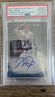 1/5 NM-MT 8 Auto 9 2017 Topps Inception Mike Trout- Legendary DBT AU-Blue #LDAMT