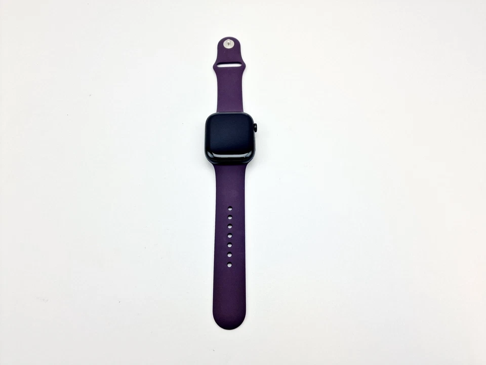 Apple Watch Series 10 A2999 GPS 46mm Jet Black S/M+M/L Cherry Sport Band Grade C - Image 2 of 4