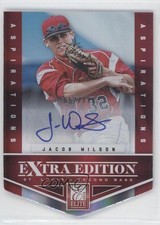 2012 Elite Extra Edition Aspirations Die-Cut Signatures Jacob Wilson Auto 0f6