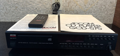 Adcom GCD-575 CD Player Adcom Remote Owner's Manual Perfect Working Condition