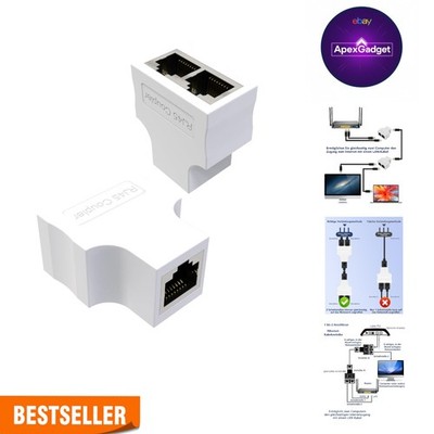 Vandesail 2er RJ45 LAN Splitter Set   Für Mehrfachgeräte, Hochgeschwindigkeit...