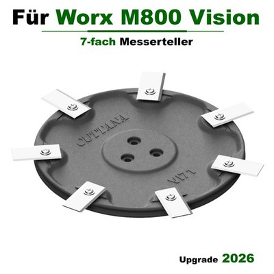 Für Worx Landroid M800 Vision WR208E 7-fach Messerteller Messerscheibe VI71