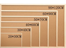 Cork Board Pin Message Notice Board Wooden Frame Office Memo School Pinboard 