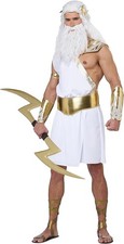 Zeus Greek God Toga Adult Men Costume