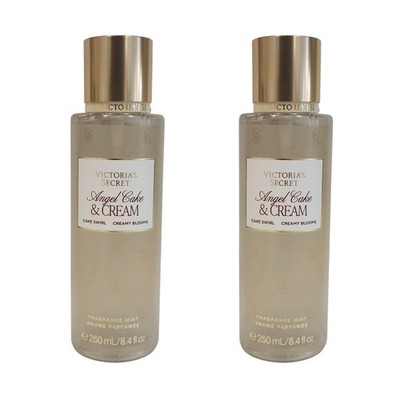 2 NEW VICTORIA S SECRET ANGEL CAKE & CREAM FRAGRANCE BODY MIST SPRAY, 8.4 oz