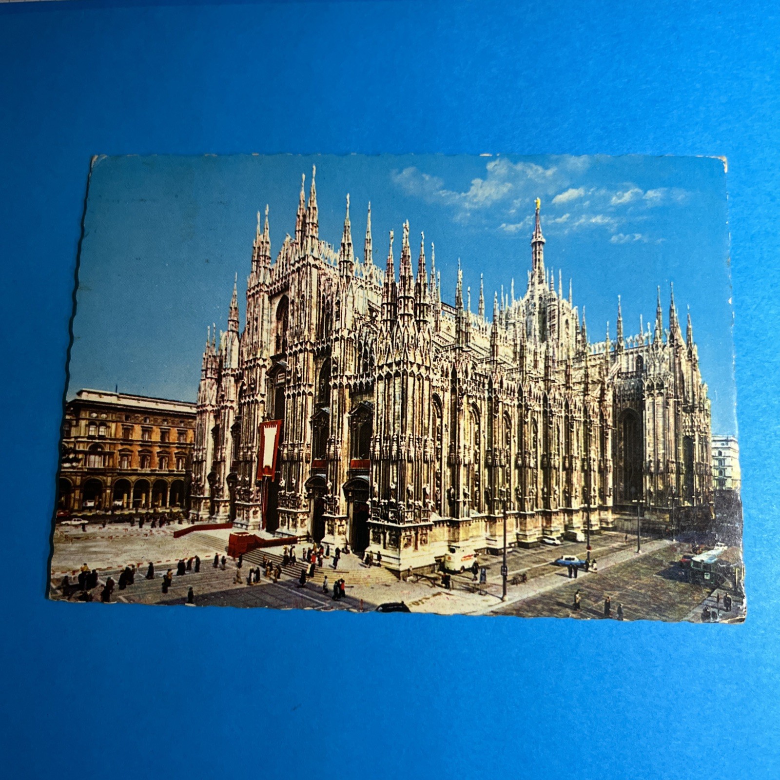MILANO IL DUOMO SCRITTA - POSTCARD CARTOLINA COLLEZIONE
