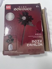 Block Tech Bouquet Black Dahlia Flower Buildi...
