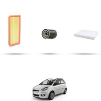 Hoffcar Set Service - 3 Filter Kompatibel Mit Fiat Idea 1.4 16V 66Kw Von 2004