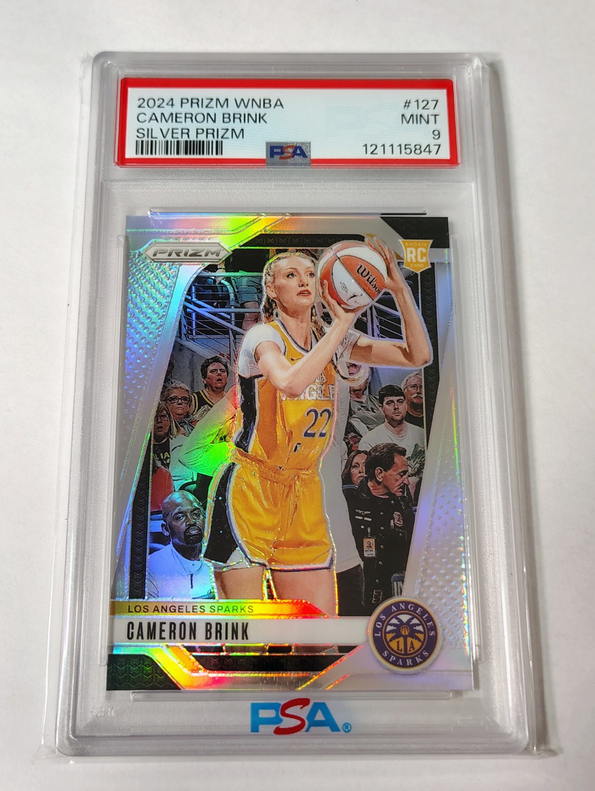2024 Panini Prizm WNBA Cameron Brink #127 RC Silver PSA 9