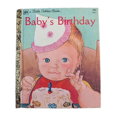 1972 Baby's Birthday Little Golden Book Eloise Wilkin Vintage 69¢ 209-5p Vintage
